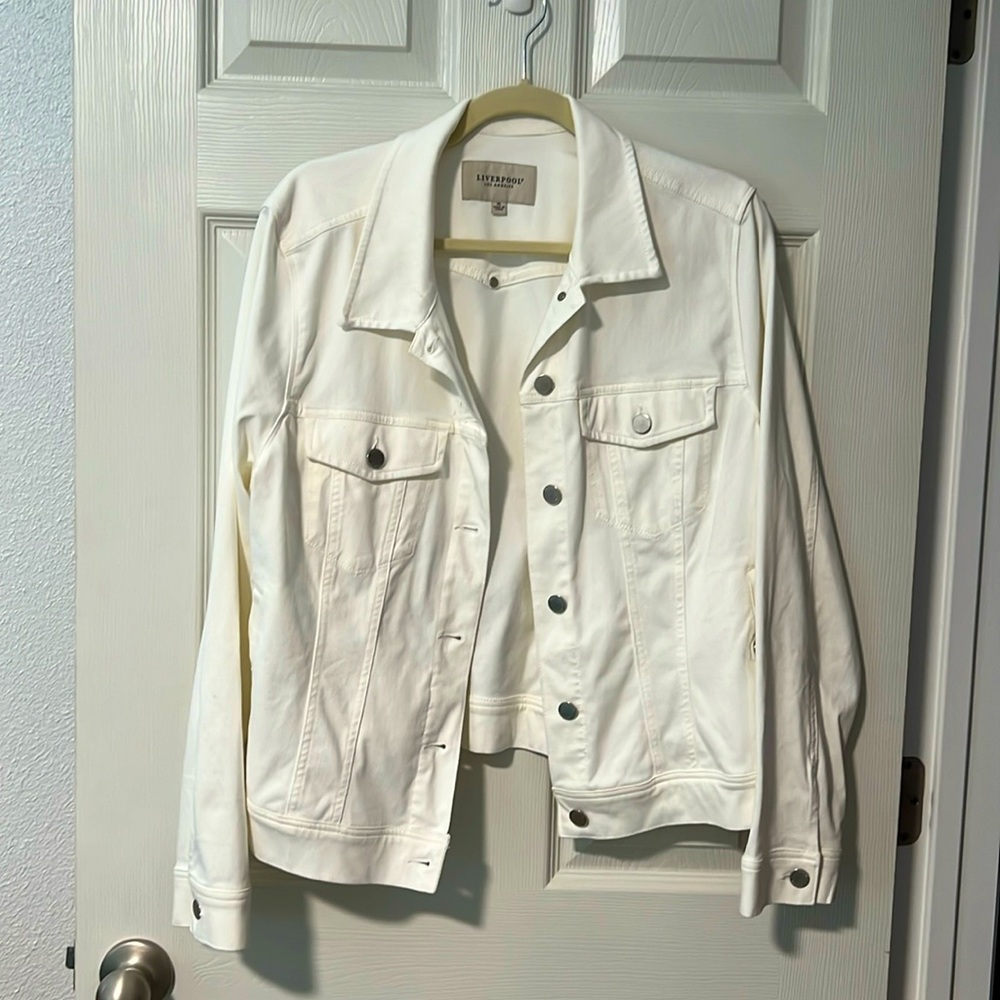 White Denim Jacket